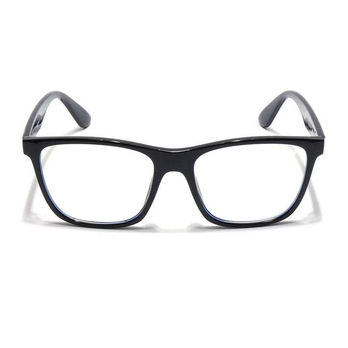 Voyage Shine Black Square Eyeglasses for Men & Women - MG4807