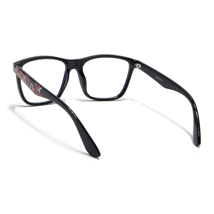 Voyage Shine Black Square Eyeglasses for Men & Women - MG4807