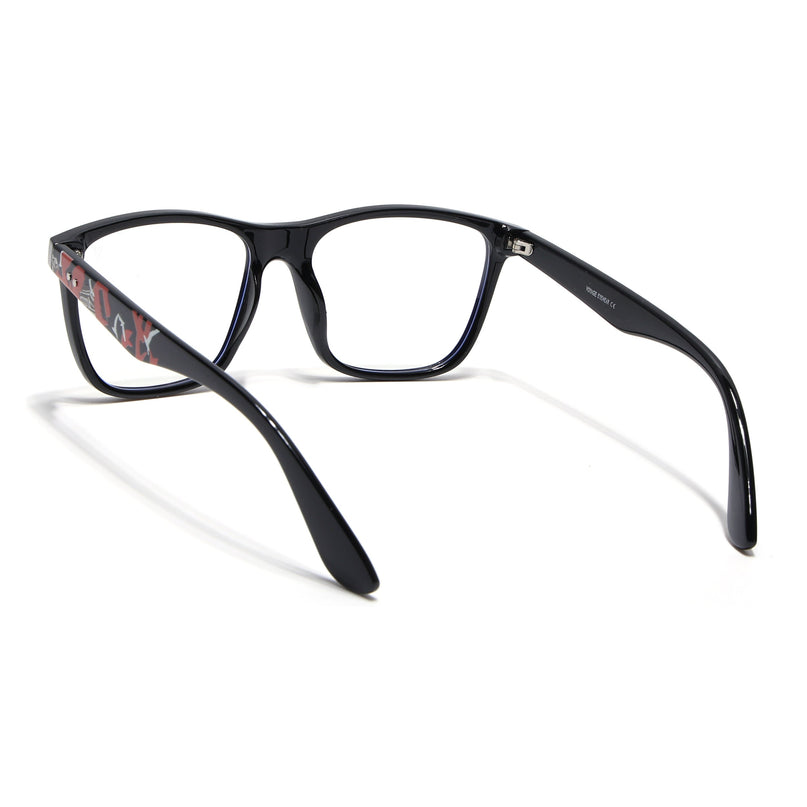 Voyage Shine Black Square Eyeglasses for Men & Women - MG4807