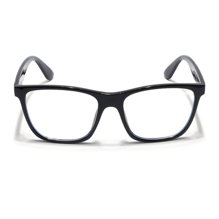 Voyage Shine Black Square Eyeglasses for Men & Women - MG4808