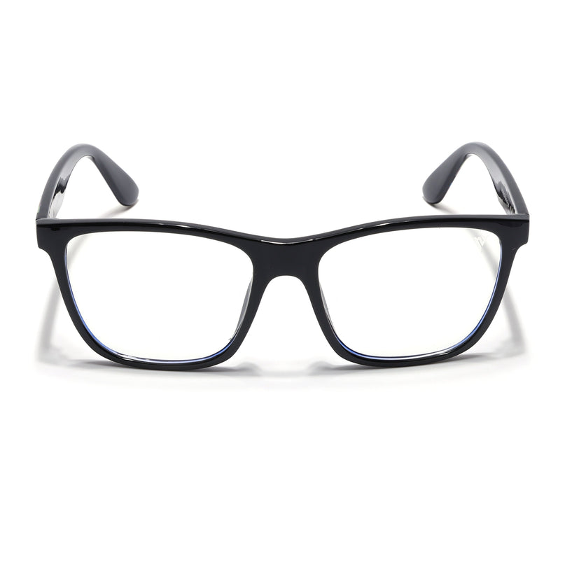 Voyage Shine Black Square Eyeglasses for Men & Women - MG4808