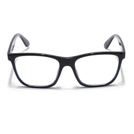 Voyage Shine Black Square Eyeglasses for Men & Women - MG4809