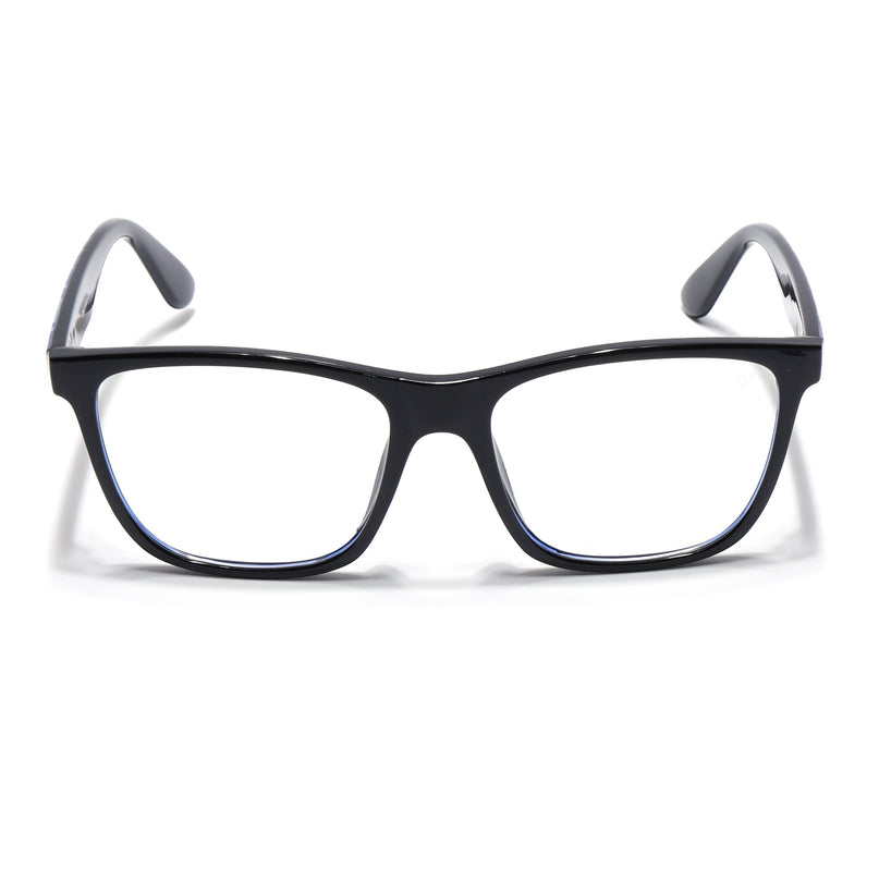 Voyage Shine Black Square Eyeglasses for Men & Women - MG4809
