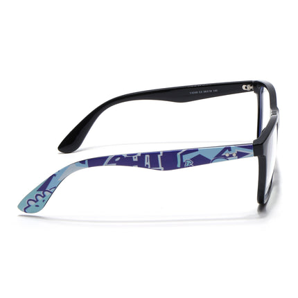 Voyage Shine Black Square Eyeglasses for Men & Women - MG4809