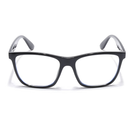 Voyage Shine Black Square Eyeglasses for Men & Women - MG4810