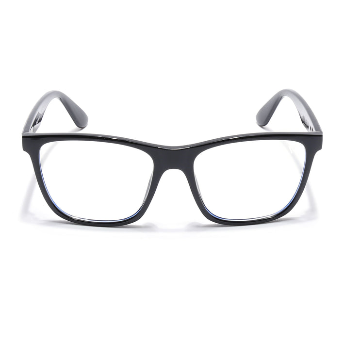 Voyage Shine Black Square Eyeglasses for Men & Women - MG4810