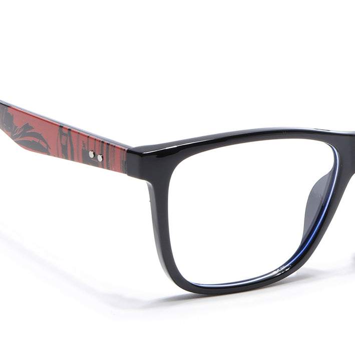 Voyage Shine Black Square Eyeglasses for Men & Women - MG4810