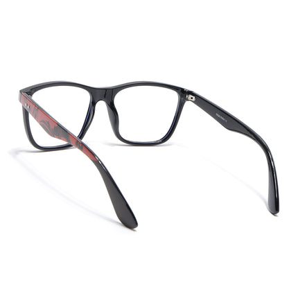 Voyage Shine Black Square Eyeglasses for Men & Women - MG4810