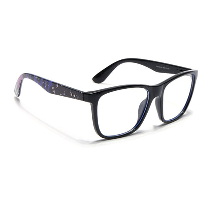 Voyage Shine Black Square Eyeglasses for Men & Women - MG4811