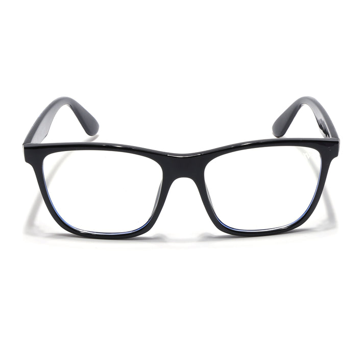 Voyage Shine Black Square Eyeglasses for Men & Women - MG4811