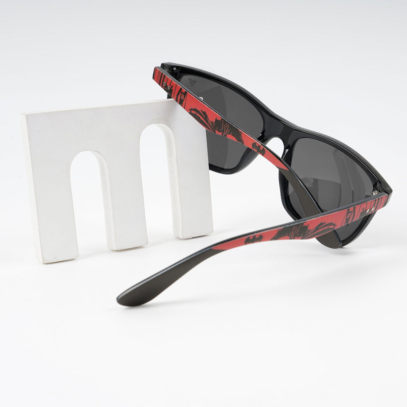 Square Polarized Sunglasses (Black Lens | Black Frame - PMG4812)
