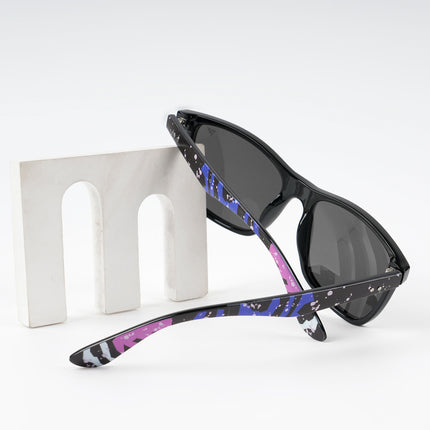 Square Polarized Sunglasses (Black Lens | Black Frame - PMG4816)