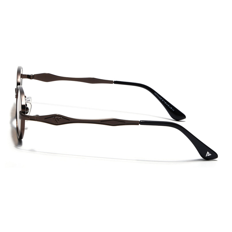 Hexagonal Sunglasses for Men & Women (Brown Lens | Brown Frame - MG7830)