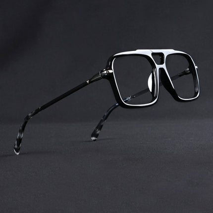 Voyage Apex Shine Black Wayfarer Eyeglasses for Men & Women - MG5355-C2