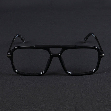 Voyage Apex Shine Black Wayfarer Eyeglasses for Men & Women - MG5355-C2