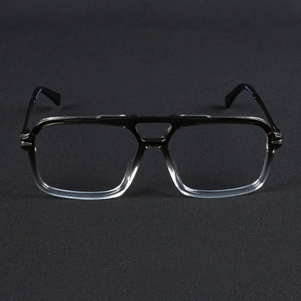 Voyage Apex Black & Transparent Wayfarer Eyeglasses for Men & Women - MG5356-C3