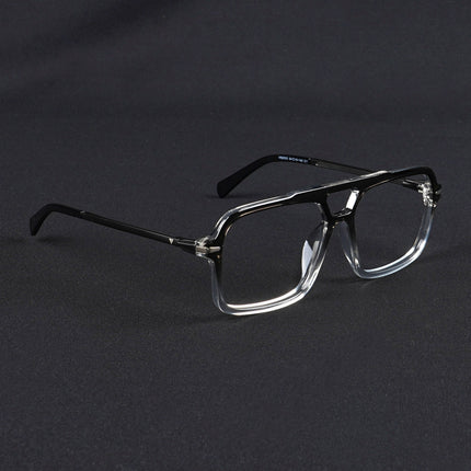 Voyage Apex Black & Transparent Wayfarer Eyeglasses for Men & Women - MG5356-C3