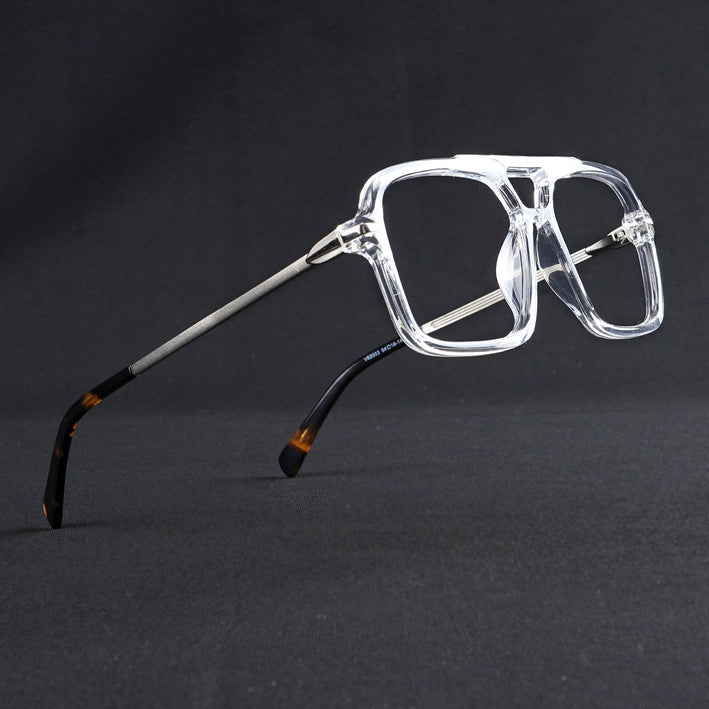 Voyage Apex Transparent Wayfarer Eyeglasses for Men & Women - MG5357-C4
