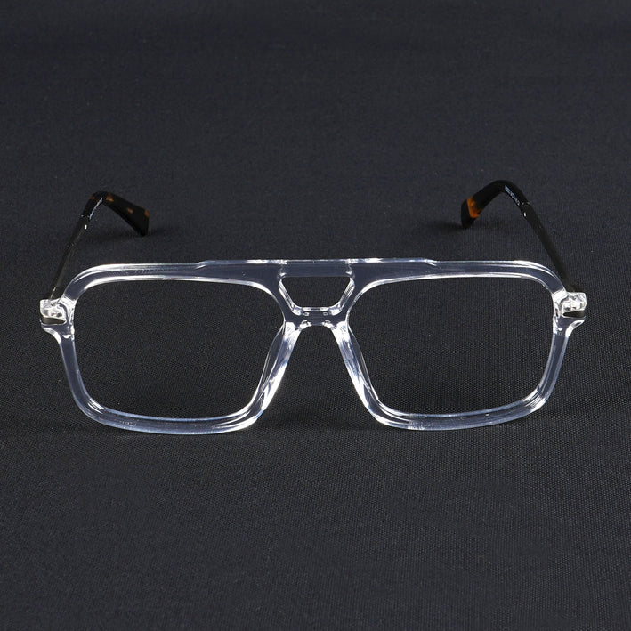 Voyage Apex Transparent Wayfarer Eyeglasses for Men & Women - MG5357-C4