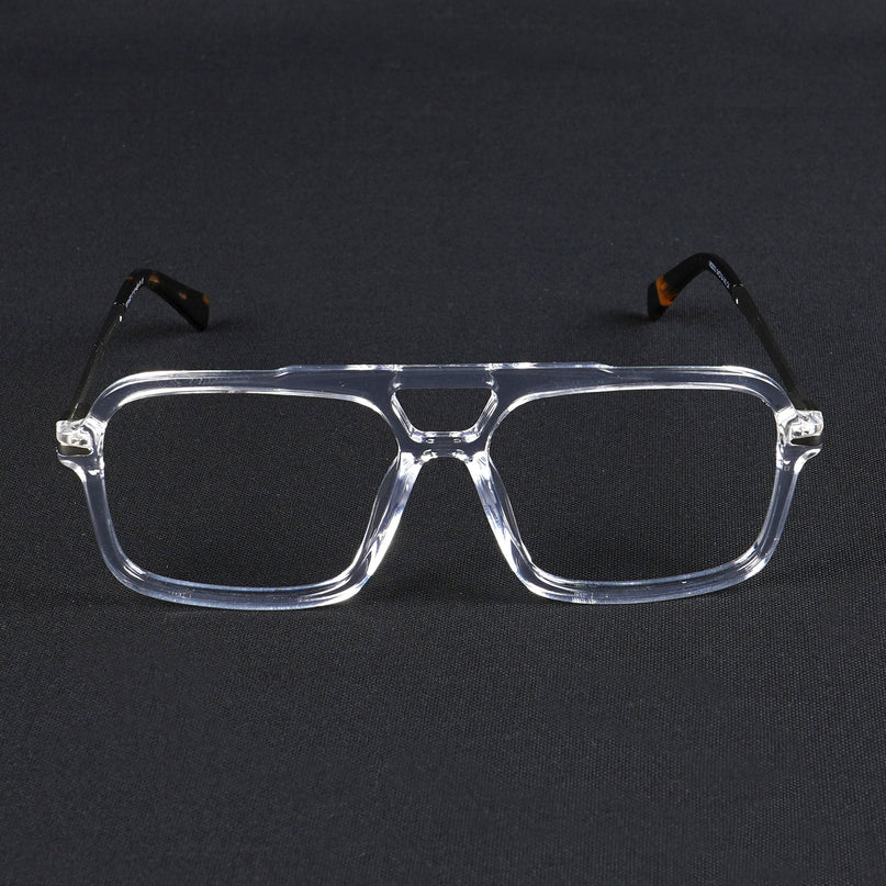 Voyage Apex Transparent Wayfarer Eyeglasses for Men & Women - MG5357-C4