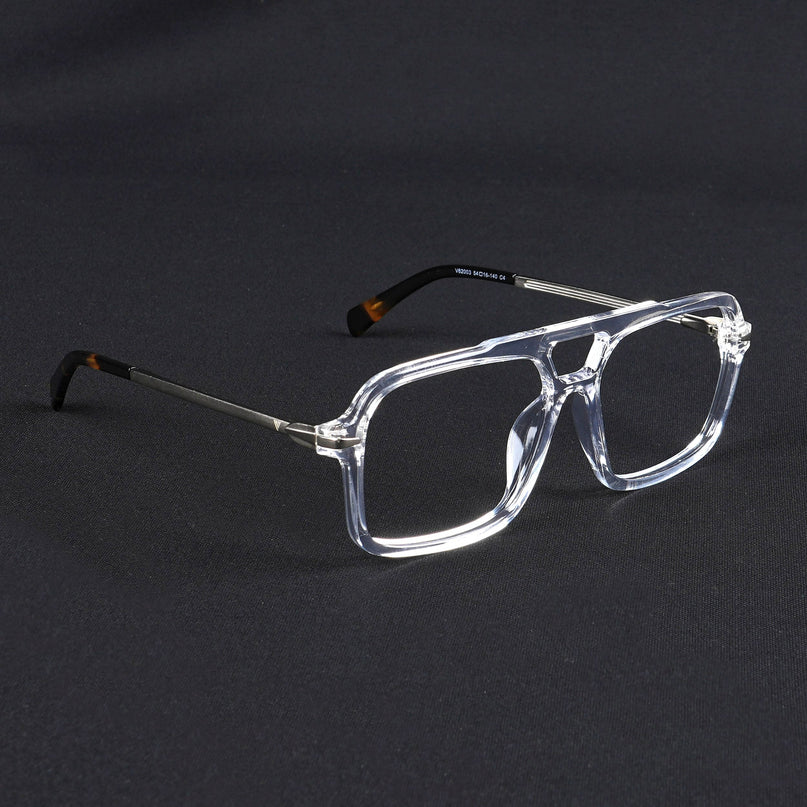 Voyage Apex Transparent Wayfarer Eyeglasses for Men & Women - MG5357-C4