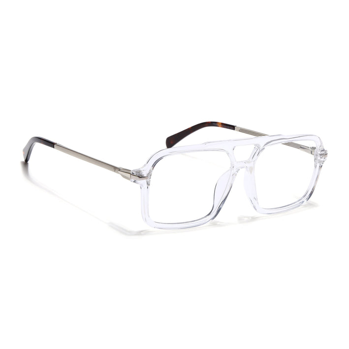 Voyage Apex Transparent Wayfarer Eyeglasses for Men & Women - MG5357-C4