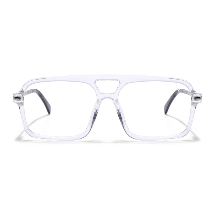 Voyage Apex Transparent Wayfarer Eyeglasses for Men & Women - MG5357-C4