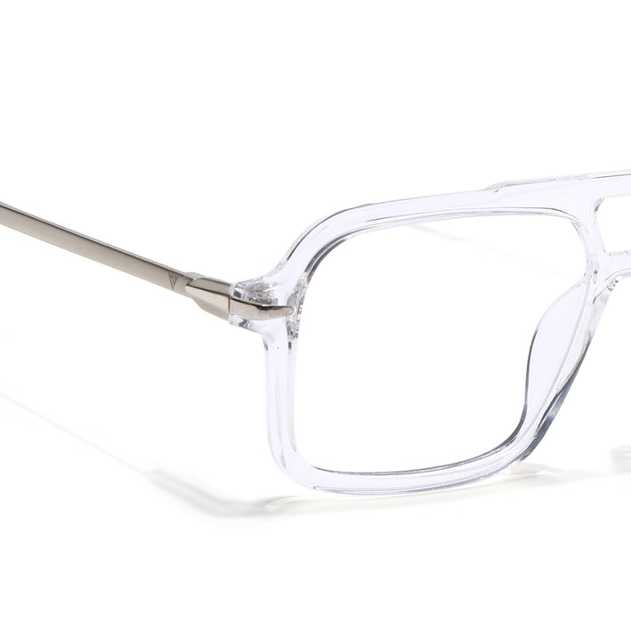 Voyage Apex Transparent Wayfarer Eyeglasses for Men & Women - MG5357-C4