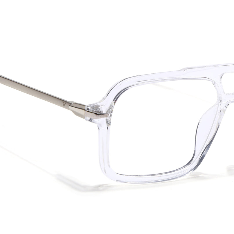 Voyage Apex Transparent Wayfarer Eyeglasses for Men & Women - MG5357-C4