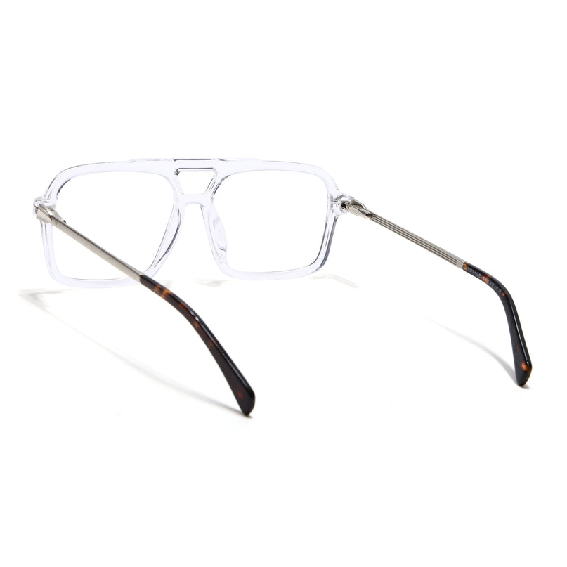 Voyage Apex Transparent Wayfarer Eyeglasses for Men & Women - MG5357-C4