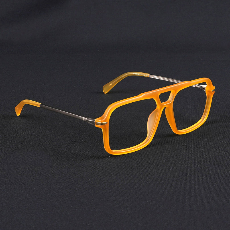 Voyage Apex Orange Wayfarer Eyeglasses for Men & Women - MG5358-C5