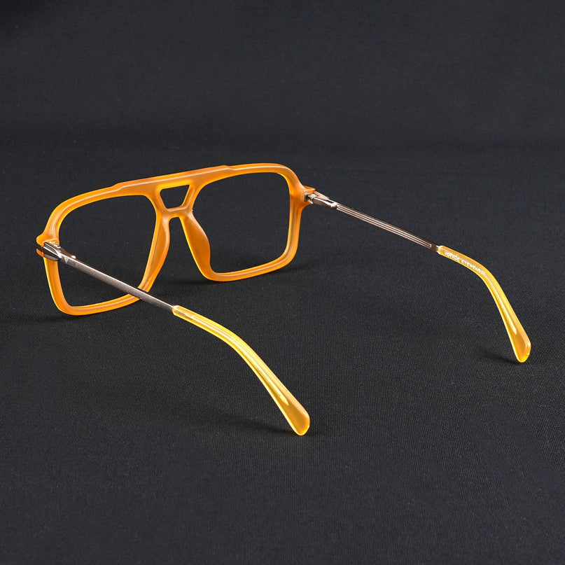 Voyage Apex Orange Wayfarer Eyeglasses for Men & Women - MG5358-C5