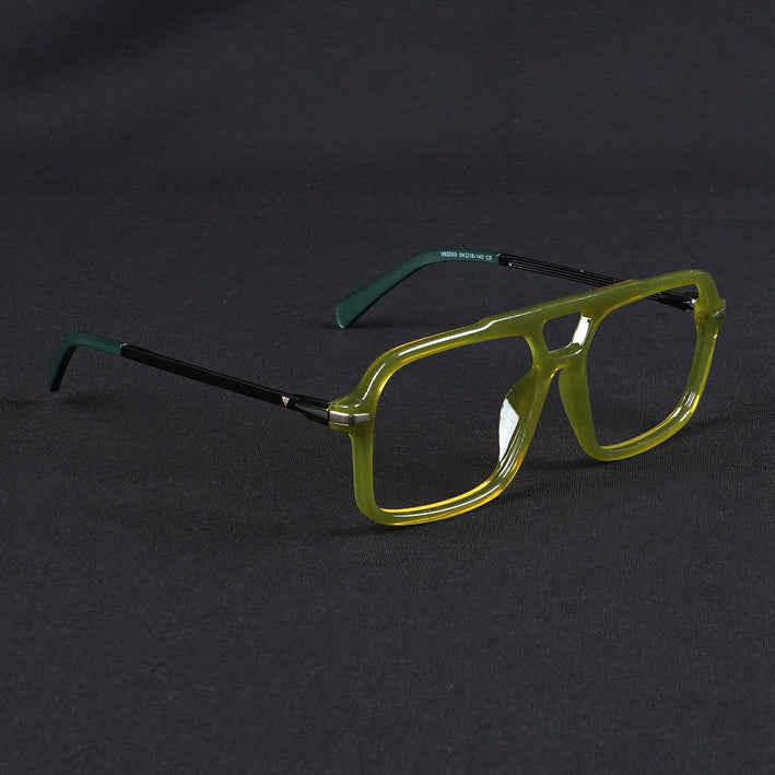 Voyage Apex Green Wayfarer Eyeglasses for Men & Women - MG5359-C6