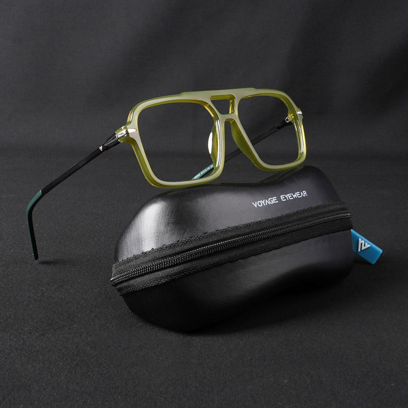 Voyage Apex Green Wayfarer Eyeglasses for Men & Women - MG5359-C6