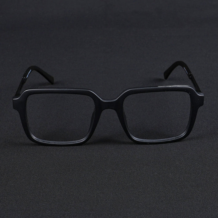 Voyage Apex Matt Black Square Eyeglasses for Men & Women - MG5360-C1