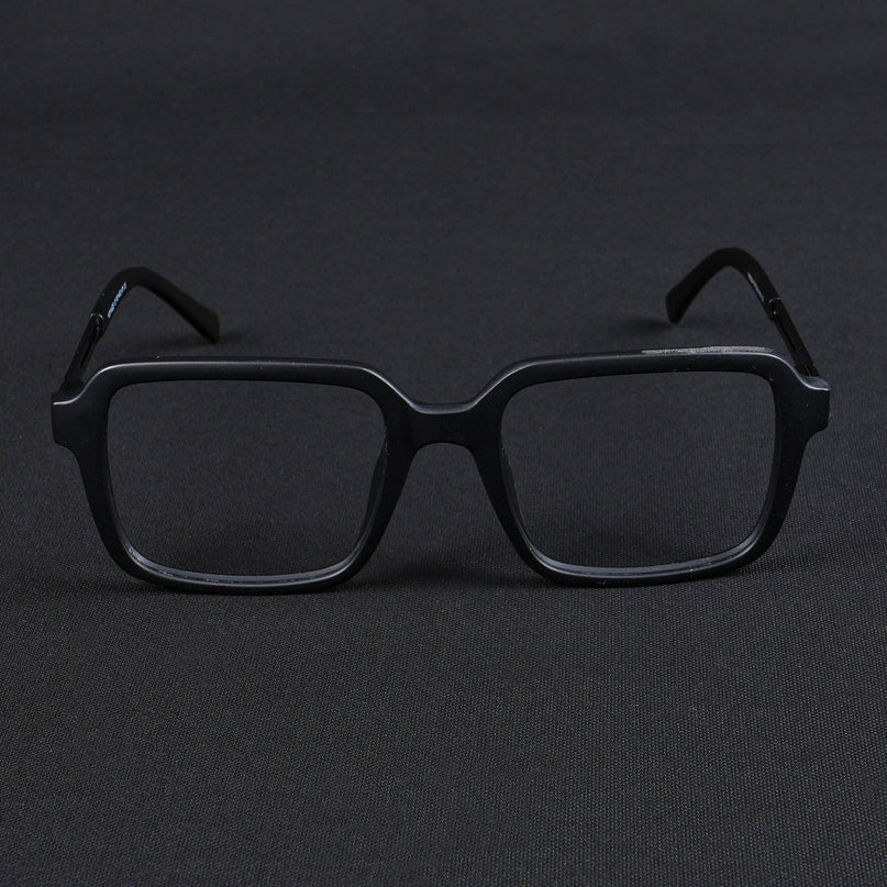 Voyage Apex Matt Black Square Eyeglasses for Men & Women - MG5360-C1