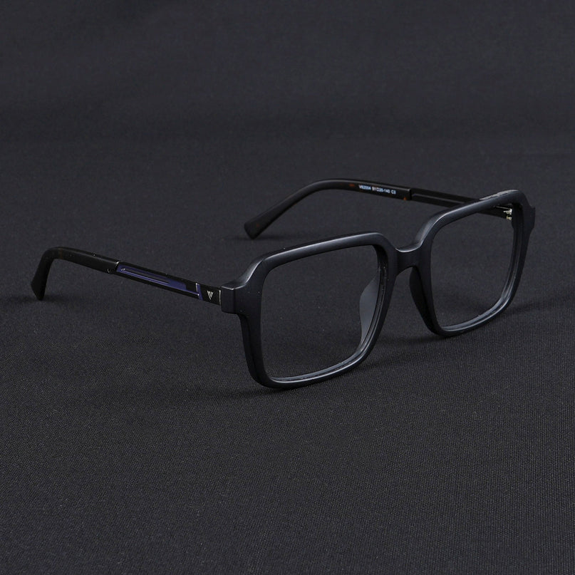Voyage Apex Matt Black Square Eyeglasses for Men & Women - MG5360-C1