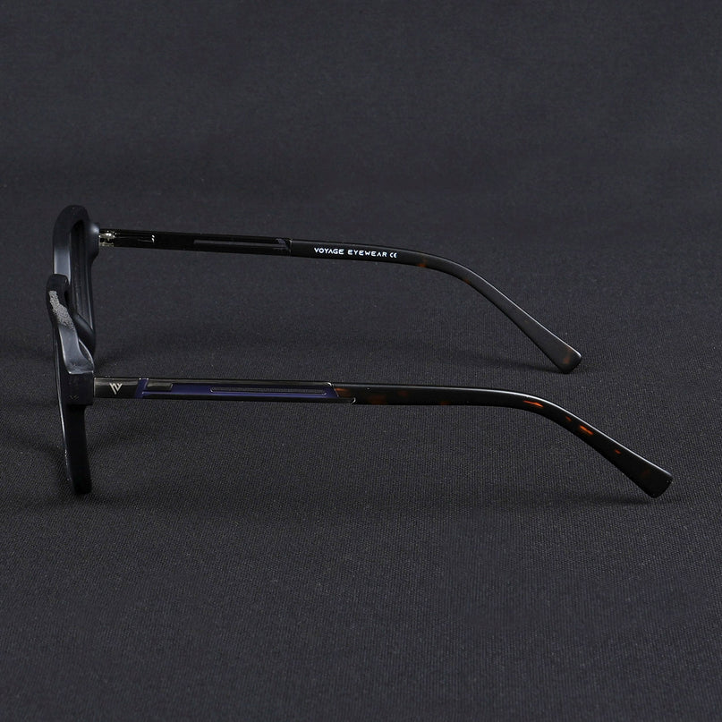 Voyage Apex Matt Black Square Eyeglasses for Men & Women - MG5360-C1