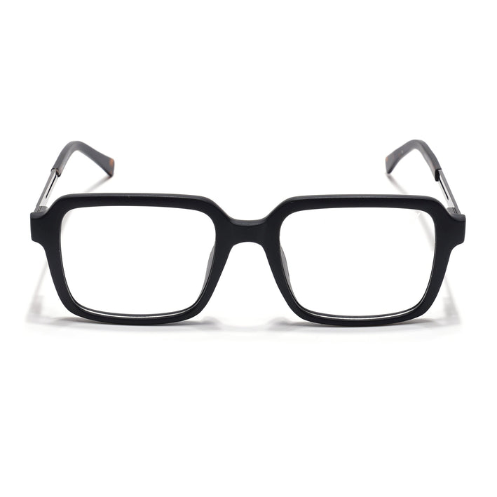 Voyage Apex Matt Black Square Eyeglasses for Men & Women - MG5360-C1