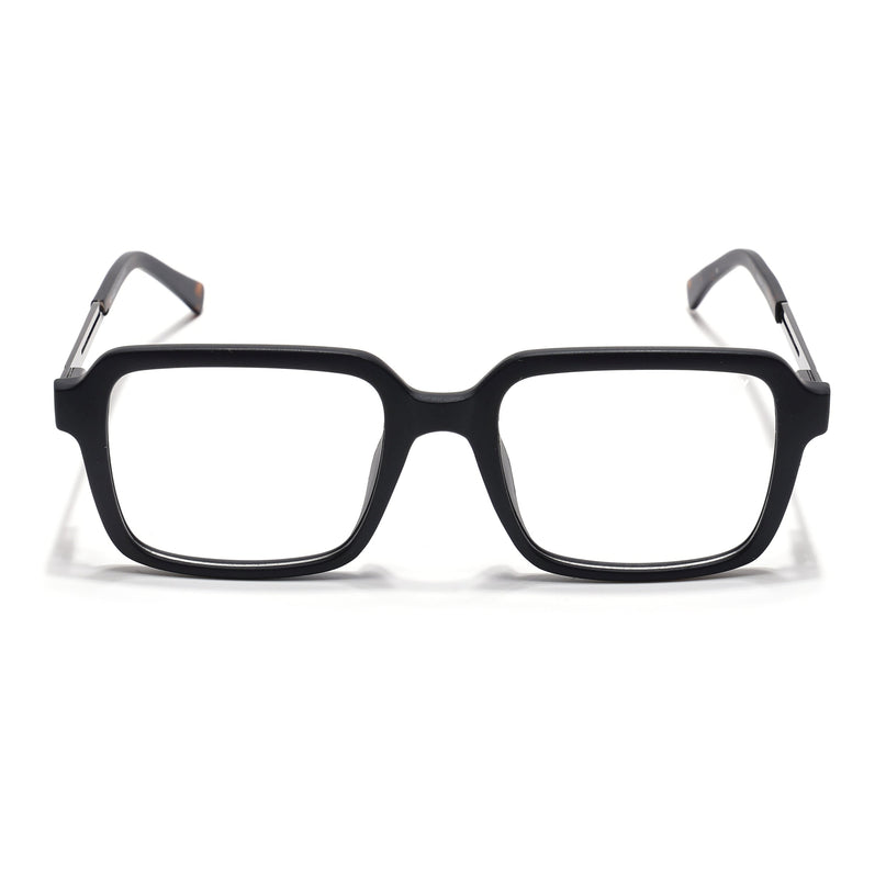 Voyage Apex Matt Black Square Eyeglasses for Men & Women - MG5360-C1