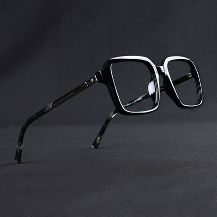 Voyage Apex Shine Black Square Eyeglasses for Men & Women - MG5361-C2