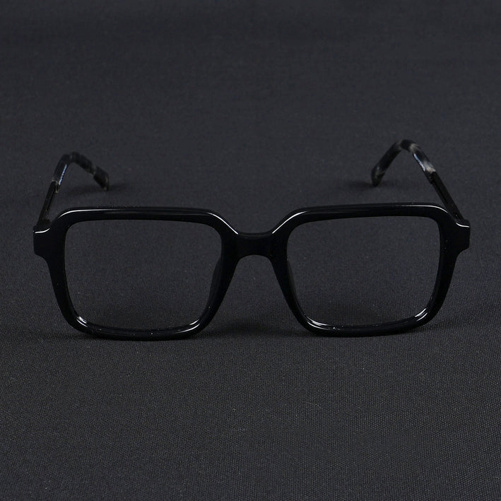 Voyage Apex Shine Black Square Eyeglasses for Men & Women - MG5361-C2