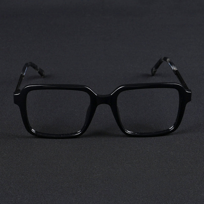 Voyage Apex Shine Black Square Eyeglasses for Men & Women - MG5361-C2