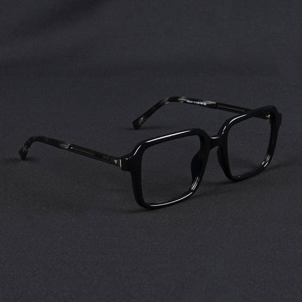 Voyage Apex Shine Black Square Eyeglasses for Men & Women - MG5361-C2