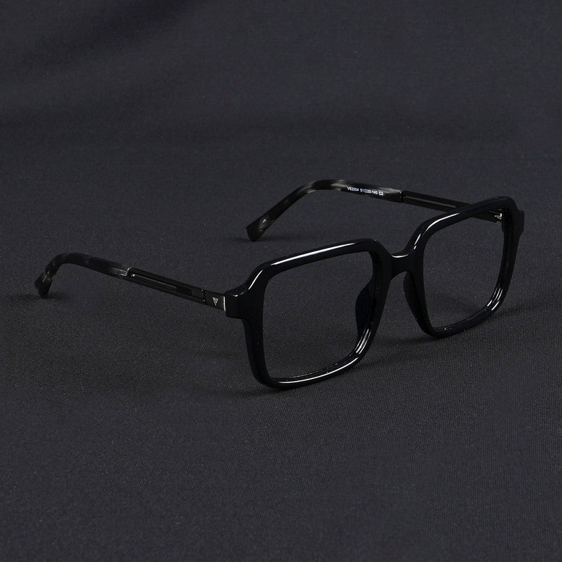 Voyage Apex Shine Black Square Eyeglasses for Men & Women - MG5361-C2
