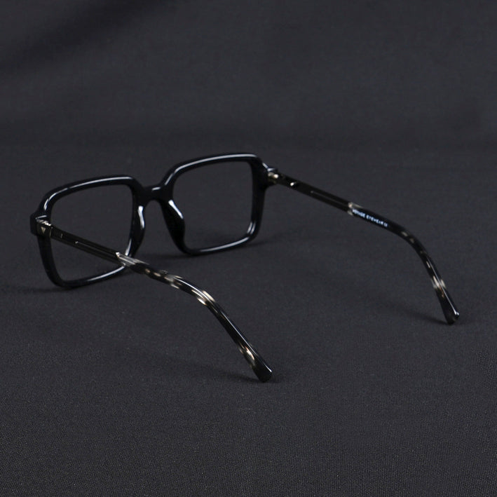 Voyage Apex Shine Black Square Eyeglasses for Men & Women - MG5361-C2