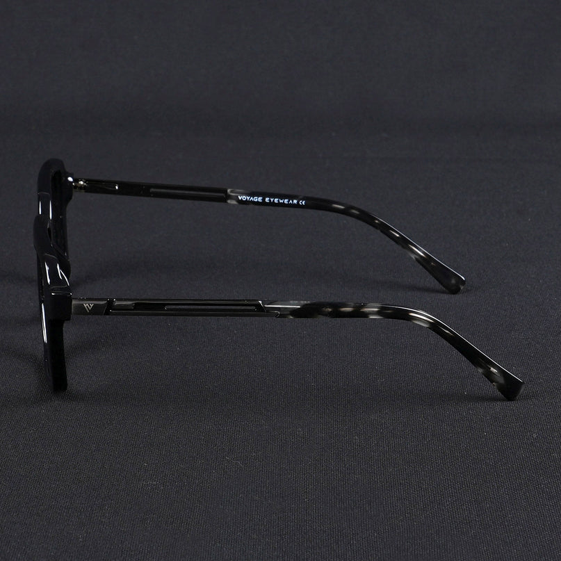 Voyage Apex Shine Black Square Eyeglasses for Men & Women - MG5361-C2