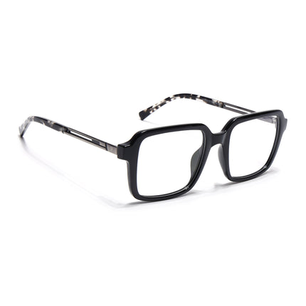 Voyage Apex Shine Black Square Eyeglasses for Men & Women - MG5361-C2