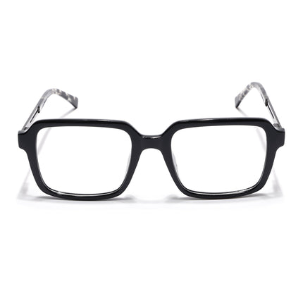 Voyage Apex Shine Black Square Eyeglasses for Men & Women - MG5361-C2