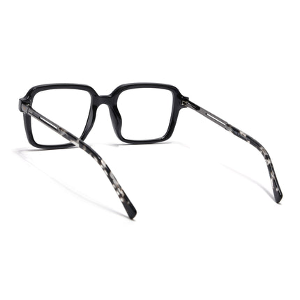 Voyage Apex Shine Black Square Eyeglasses for Men & Women - MG5361-C2